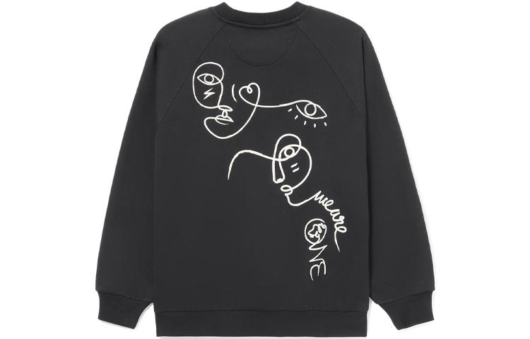 Li Ning Sweatshirts Unisex Crew Neck Thickened Regular AWDRE79-1 S
