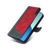 For Xiaomi Redmi Note 13 4G Leather Case Three-color Splicing Phone Cover