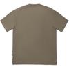 Li Ning Solid Color Breathable Versatile Simple Short Sleeve T-Shirt Unisex Tops Brown AHSVA83-1
