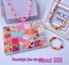 Acrylic Educational DIY Bracelet & Necklace Beading Kit for Girls