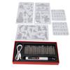 Engraving Pen Kit Type C Rechargeable Cordless Electric Etching Machine with 5 Templates for Artists