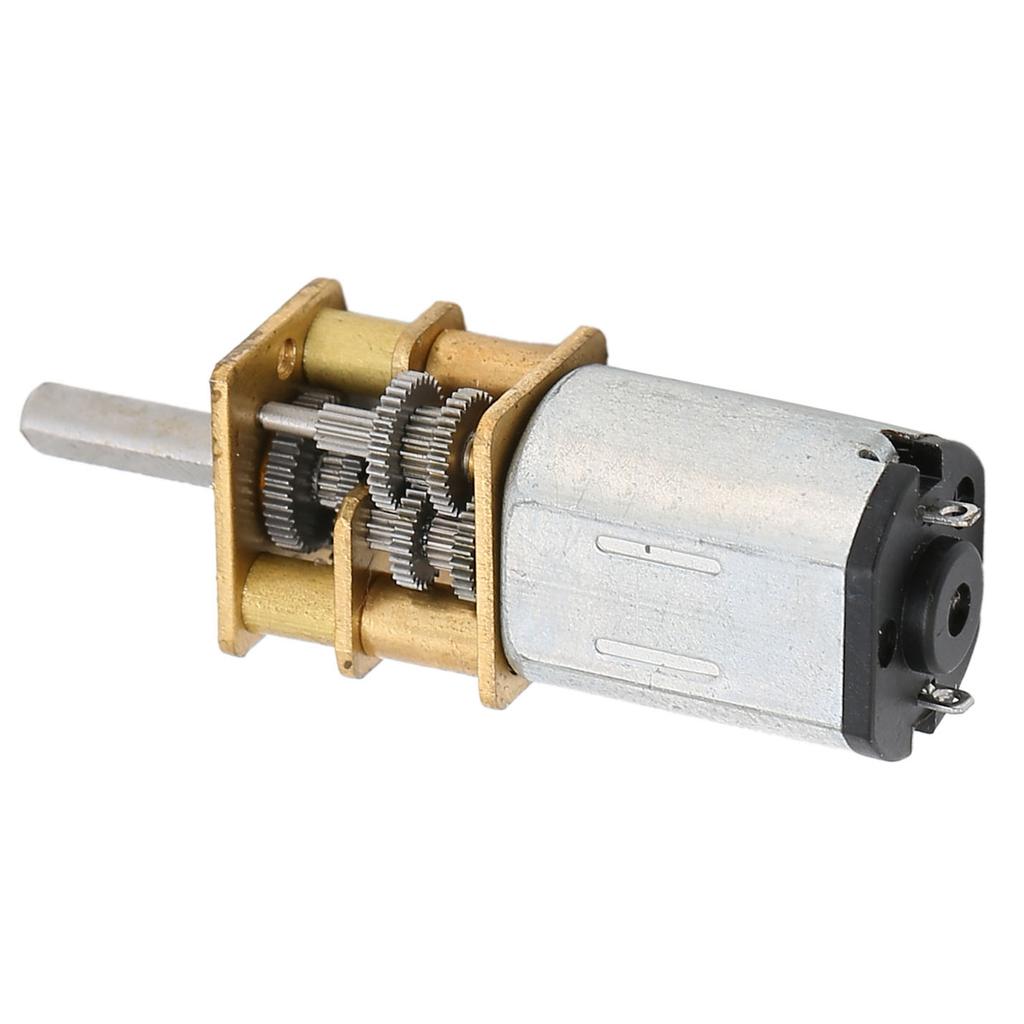 12FN20 DC 6V Gearwheel Gear Motor 10RPM 3x10mm Shaft Reduction Gear Motor for Robot