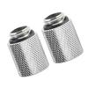 2pcs Water Cooling G1 4 Male to Female Extender Fitting Adapter Screw Seat