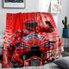 Marquez Printed Flannel Blanket, soft throw for bedroom sofa, washable, Christmas present, great gift.