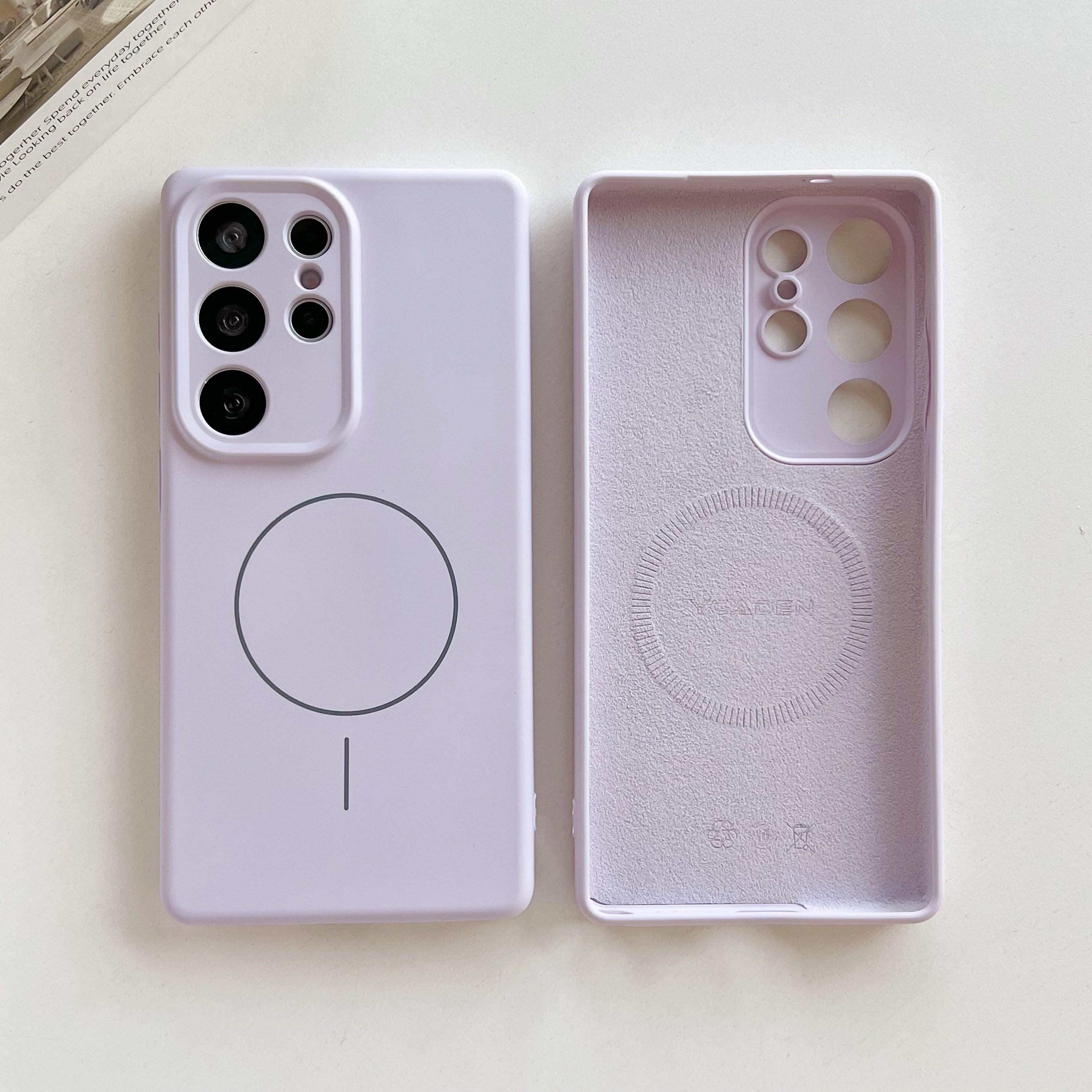 

Liquid Silicone For Magsafe Magnetic Case For Samsung Galaxy S26 S25 S23 S24 S22 Plus Ultra Soft Matte Shockproof Cover For Samsung S26 Plus