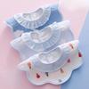 Random Color Mix Baby Bib Newborn Drool Towel Pure Cotton Waterproof Spitting Neck Male and Female Baby Bibs 360 Degree Rotation