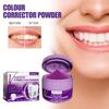 Teeth Whitening Purple Powder Cleaning Oral Hygiene Toothpaste Remove Plaque Stains Fresh Breath Dental Bleaching Care Tools