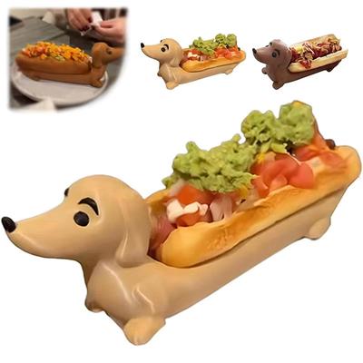 Dachshund Tray Hot Dogs Sushi Serving Tray Candy Dish Dachshund Dinner Plat Cute Shaped Sandwiches Puppy Dinnerplate Home Decor