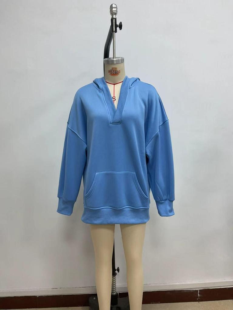 2025 Neues Damen-Sweatshirt mit Kapuze und Kängurutasche - Langarm-Herbst-/Winter-Oberteil