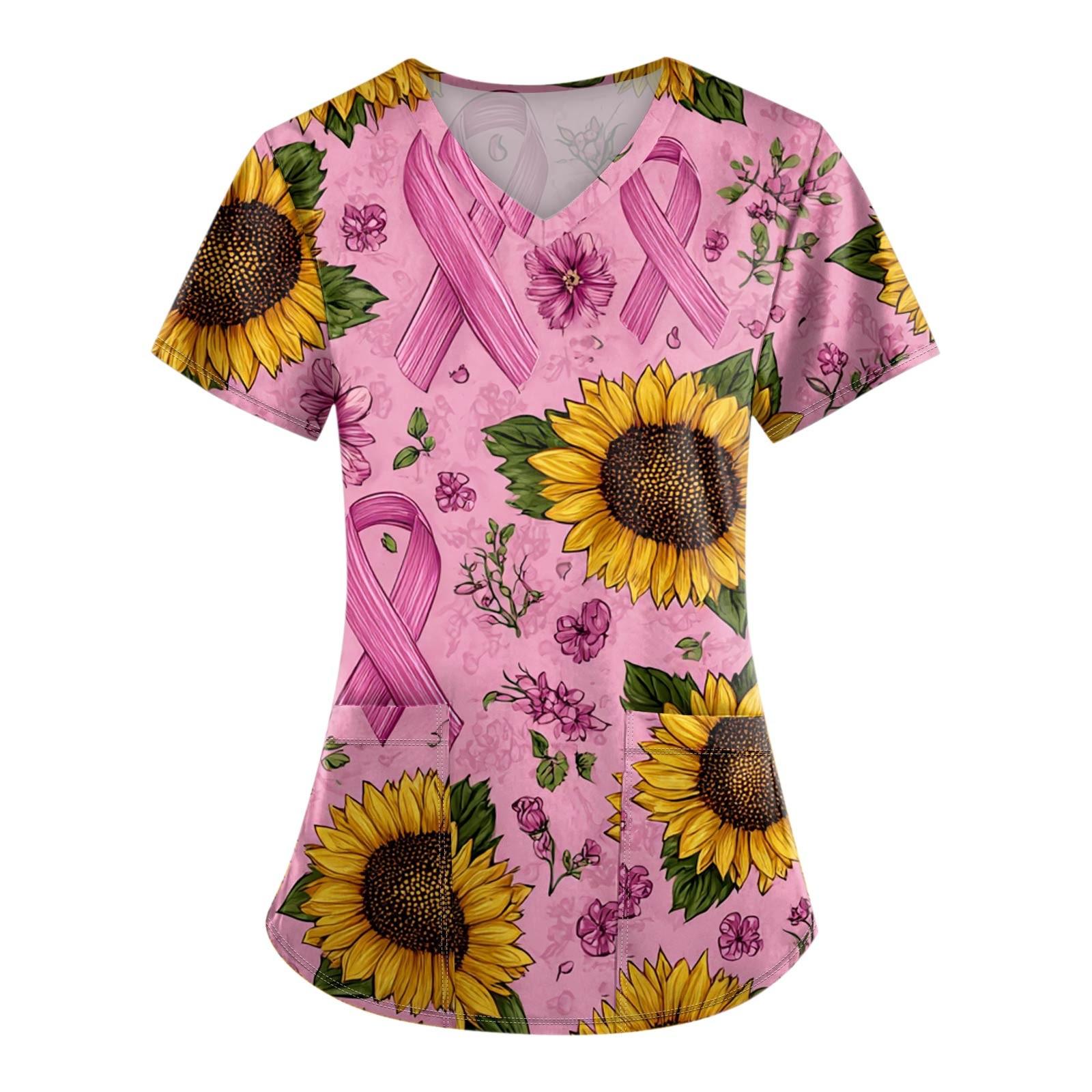 

Женские модные комбинезоны с V-образным вырезом и короткими рукавами, с карманами, с принтованным верхом, одежда XXL