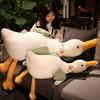 100-150cm Super Big Size White Duck Plush Toys Soft Stuffed Animal Dolls Long Sleepping Cushion Pillow Gift for Child Kids Baby