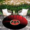 Cartoon Print Round Area Rug,Carpet Rug for Living Room Bedroom Sofa Playroom Decor,Non-slip Floor Mat