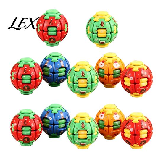 Party Bag Fillers Press to Spin Fidget Ball, Transformable Spinner Sensory Stress Relief Pocket Sized Games Toy for Adults Teens, Anxiety Focus