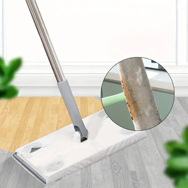 30/60/100pcs Dust Removal Paper Electrostatic Mop Pad Disposable Household Dust Removal Cloth Tile Floor Cleaning Supplie