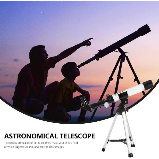 Telescope for Kids Beginners Adults, Aperture Refractor Telescopes for Astronomy Beginners, Portable Travel Telescope with Tripod, Astronomy Gifts