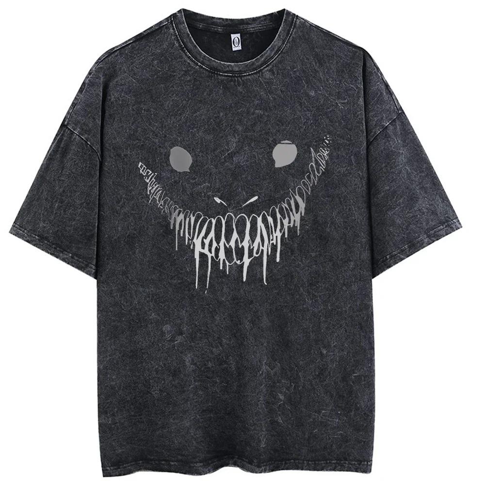Vintage Washed Oversized ShortSleeve TShirt Featuring Berserk Guts In Berserker Armor Dragonslayer Sword and Giant Wolf Head Sketch Graphic Print M