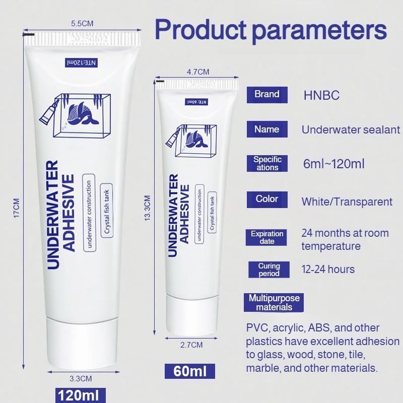 Fish Tank Sealant Transparent Pipe Joint Plugging Water Leakage Repair