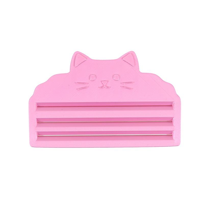

Cat Food Squeezer Plastic Pet Food Dispenser Easy To Use Pet Feeding Tool for Cats and Dogs Portable Practical Home Pet Feeding Supplies single-color розовый