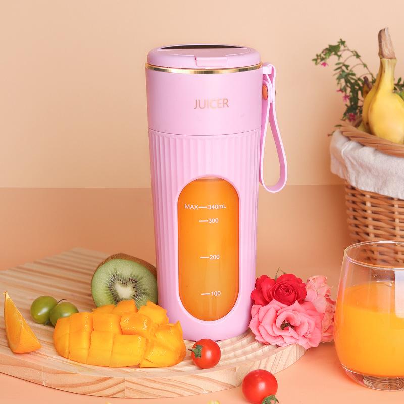 Compact Rechargeable Portable Juicer with Carry-On Cup