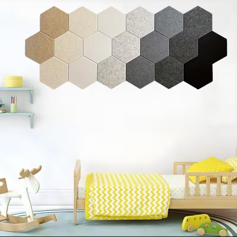 1/5pcs Thickened Felt Board Wall Decoration Irregular Shapes Aesthetics Stickers Household Photo Display Wallpaper Background