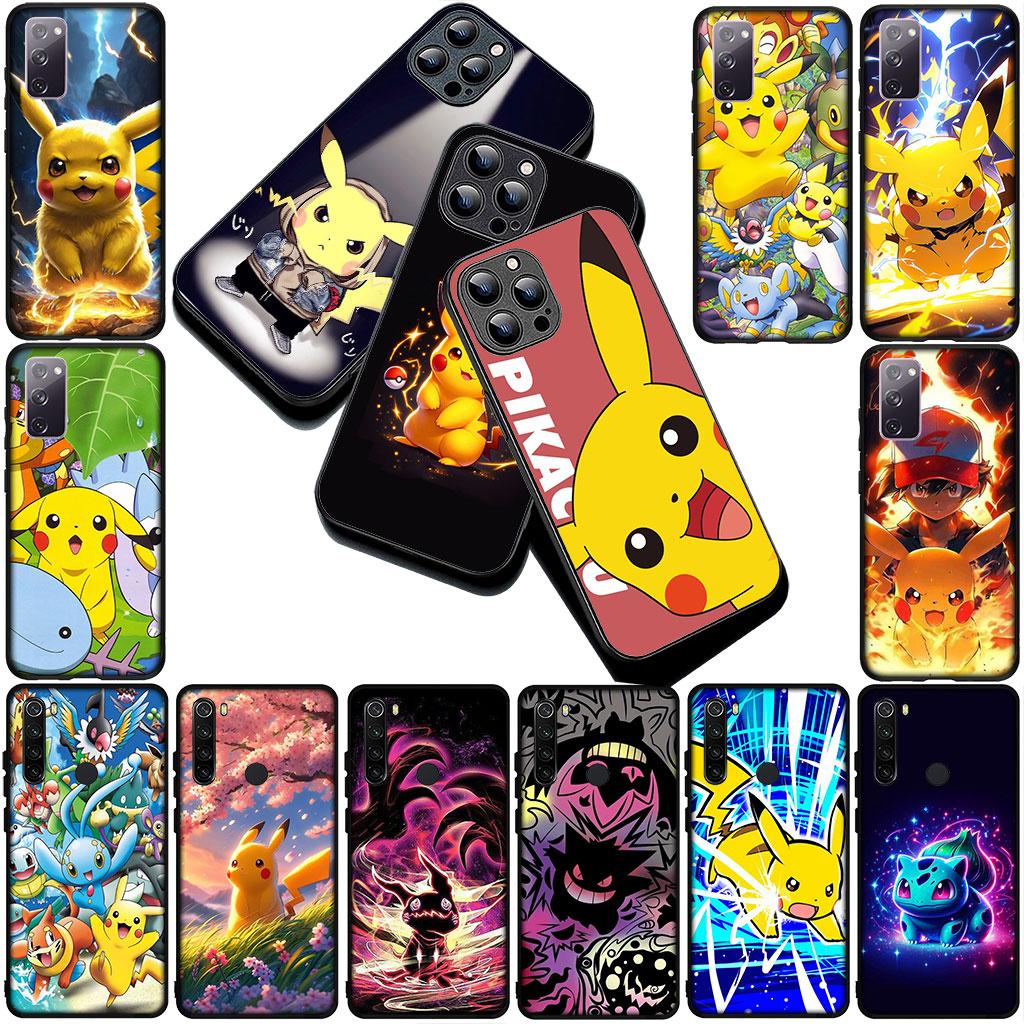 Phone Cover for Motorola Moto G55 G45 G75 G85 G13 Edge 50 30 Fusion 40 NEO Ultra Pro Soft Case P-Pokemons GO Gengar P-Pikachus