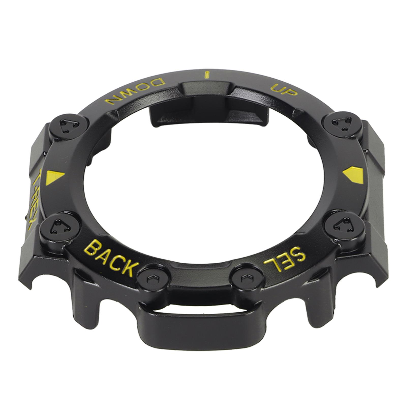 

Watch Protective Bumper Cover Case for Amazfit T Rex 2 Precise Cutouts Shockproof Watch Accessories Black Yellow