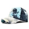 Duck Tongue Cap With Holes Baseball Cap Wornout Holes Graffiti Sunshade Hat