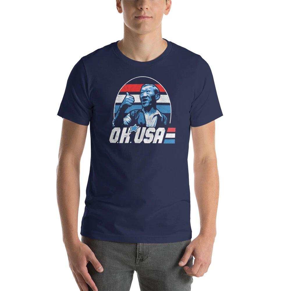 

OK USA Bloodsport Movie 80s Graphic Tee Shirt Unisex t-shirt XXXL