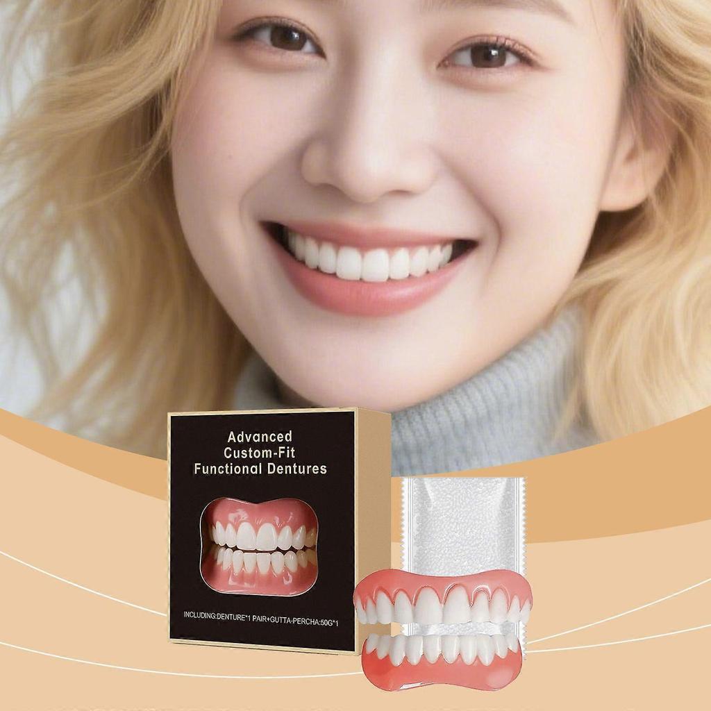 Amz Denture Modification Kit Daily Modification Oral Teeth Beautiful And Comfortable Enhance Smile Textures Dental Beauty Kit