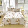Flower Printed Flat Bed Sheets for Double Bed Single/Queen/King Reactive Printed Top Sheets for Beds sabanas cama Bed Linen
