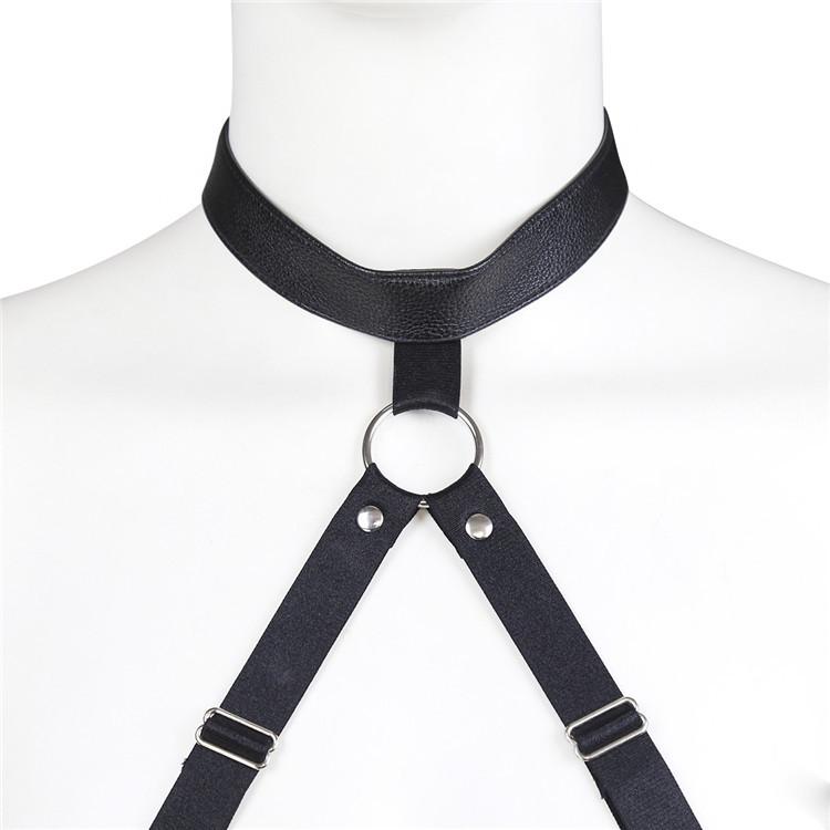 BDSM Bondage Sexy Costume Sex Toys Slave Training Leather Sub Tights Bodysuit Penis Cage Underwear