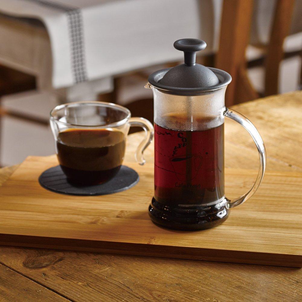 HARIO Cafe Press Coffee & Tea Press for 1 to 2 Cups Black CPSS-2TB