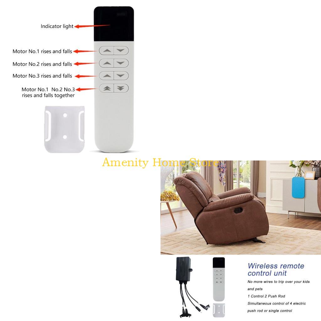 

F26C Furniture Motor Controllers 2.4G Cordless Remote Hand Control for Recliner Single Motor China Mainland