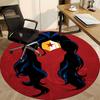 1pc Wonder Woman Office Round Area Rug, Under Office Chairs Bedroom Living Room Home Decor, Room Deco, Available in Various Sizes