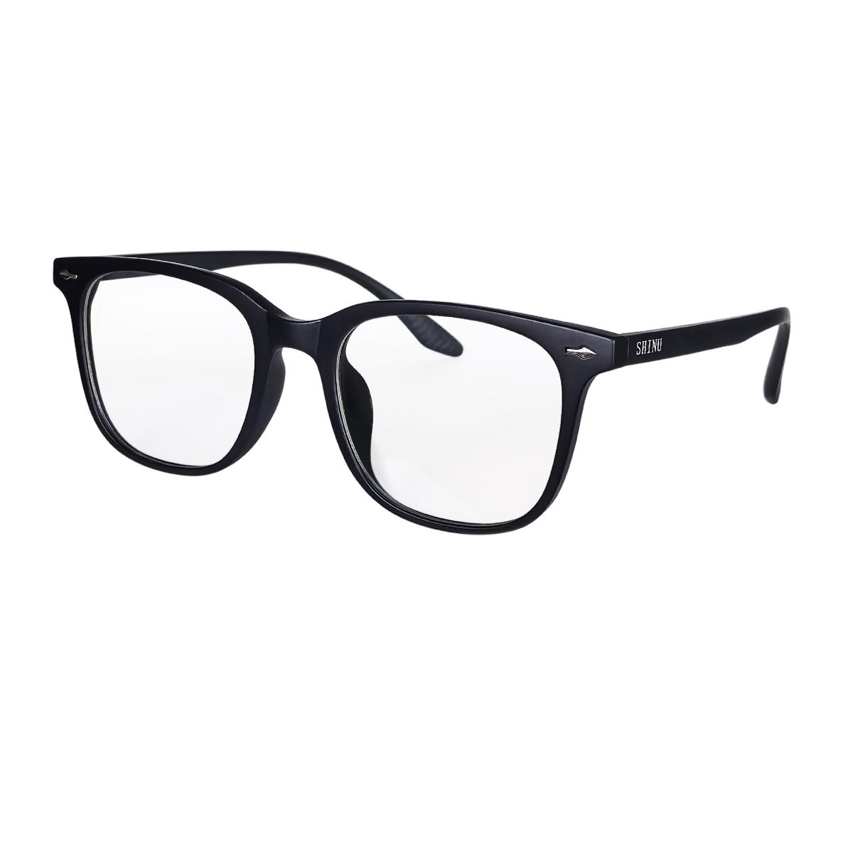 

SHINU blue light blocking computer glasses red lens for better sleep orange lens for long time gaming rest glasses for men women