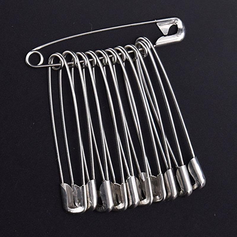 Large Old-Fashioned Safety Pins for Clothes and Tags