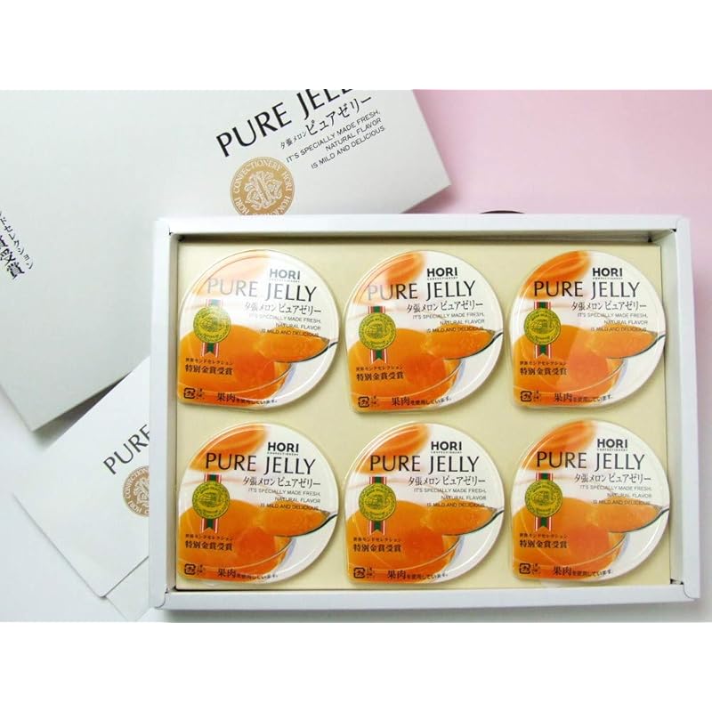 

Hori Yubari melon pure jelly 6 pieces [Hokkaido souvenir]