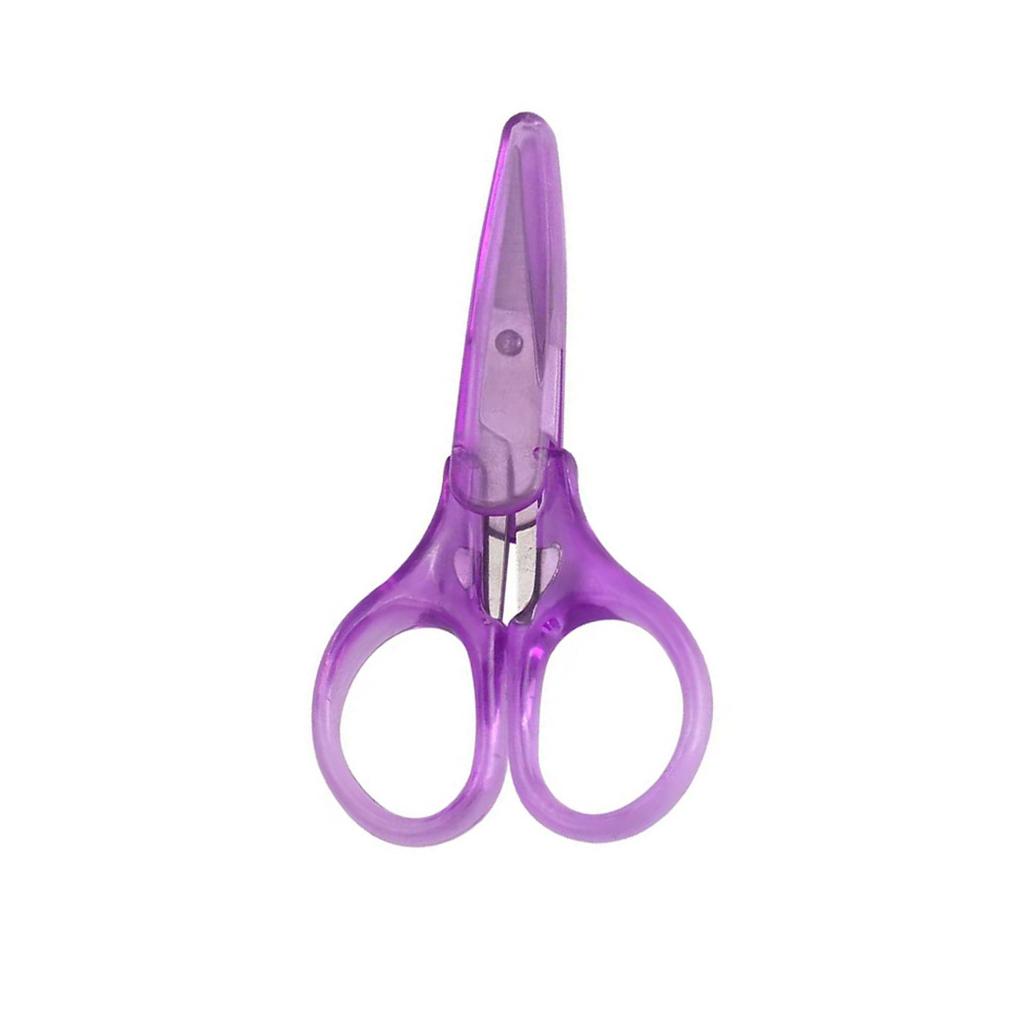 Compact Stainless Steel Office Scissors - Ideal for Paper, Crafts, Household, & Student Use