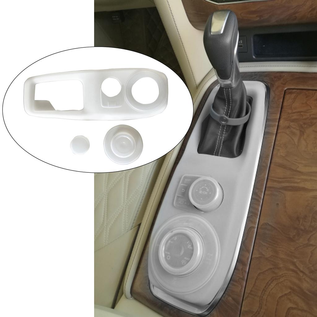 For Patrol Y62 Interior Accessories Translucent Gear Shift Box Cover Gear Panel Cover Redefine Style Dustproof