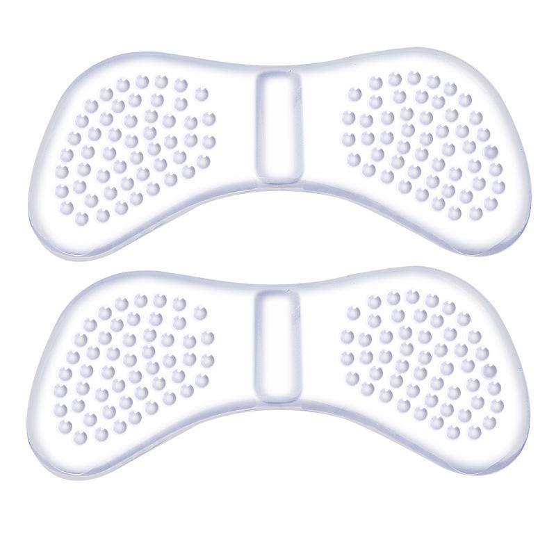 Гелевая наклейка на пятку  Бабочка  Мягкая Противоизносная Невидимая Наклейка Частичный Массаж Амортизация Самоклеящаяся Подушечка Половина Размера