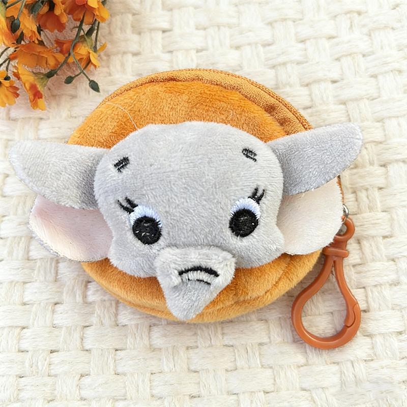 Cute Small Elephant Wallet Pendant Women Card Wallets Zipper Coin Pocket Card Bags Female Coin Purses Card Holder