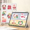 100PCS Cute Christmas Animals Graffiti Stickers  DIY Kids Toys Gift Scrapbooking Stationery Album Funny Sticker Decal Decoration