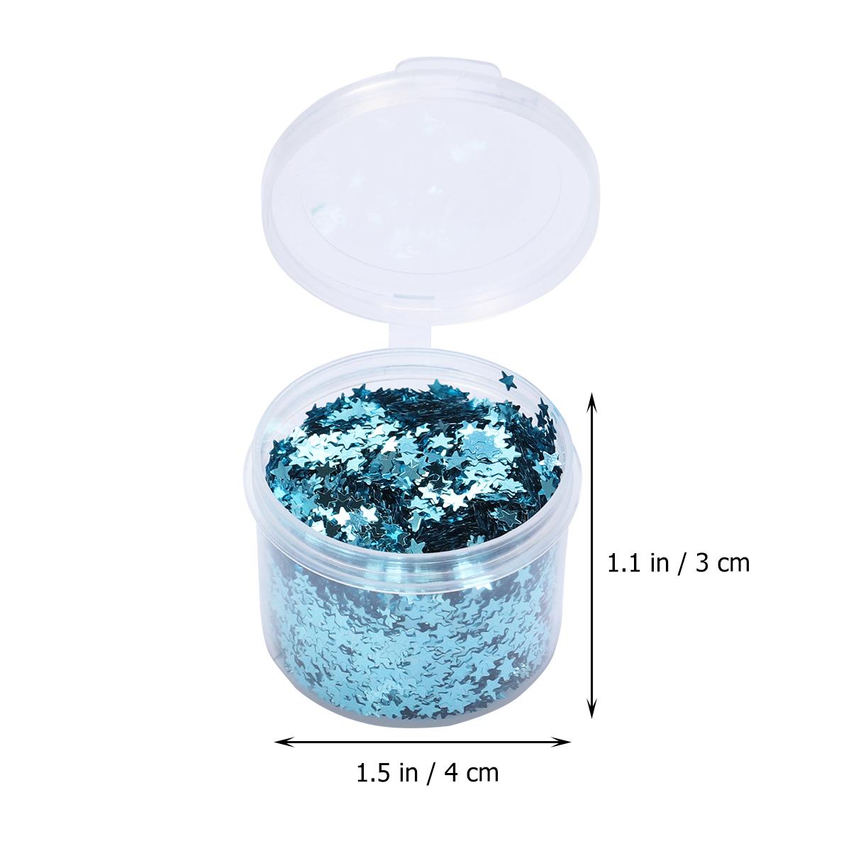 

3Mm Five-Pointed Star Sequins Sky-Blue Diy Craft Supplies Mobile Phone Shell Accessories For Party Wedding Decoration