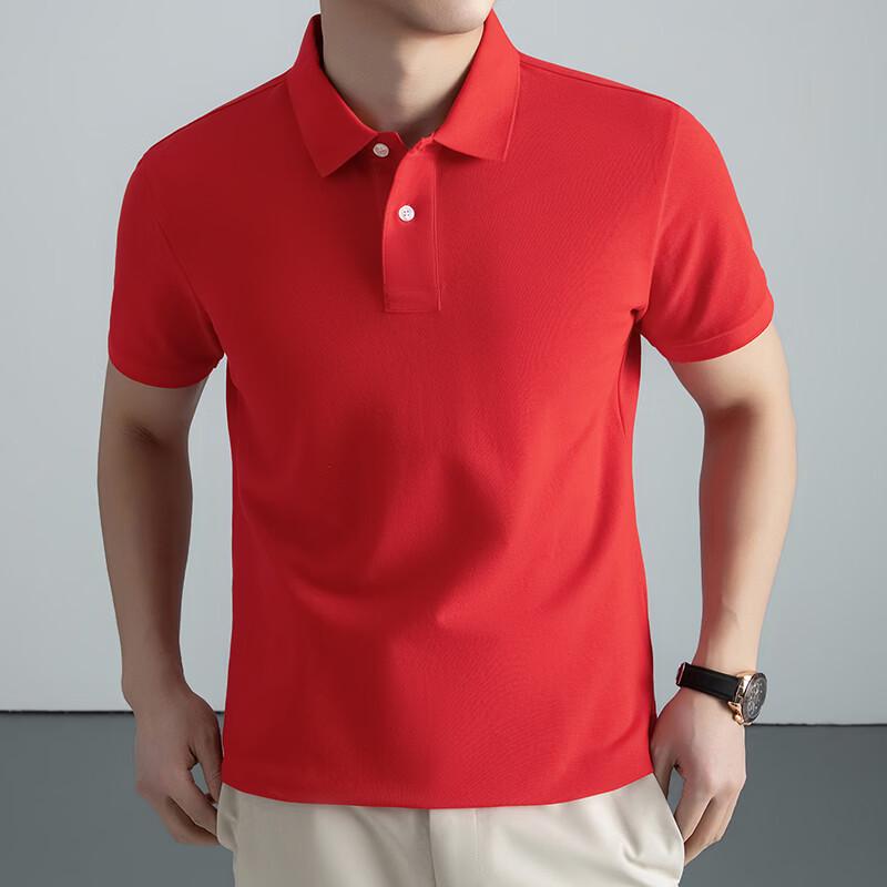 Firstview Men's Summer Pure Cotton Polo Shirt