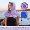 Cooling Hoodie Towel Hot Weather Sweat Hoodie Towel Wraps Sport Workout Accessories Head Sun Protection for Commuting Watching