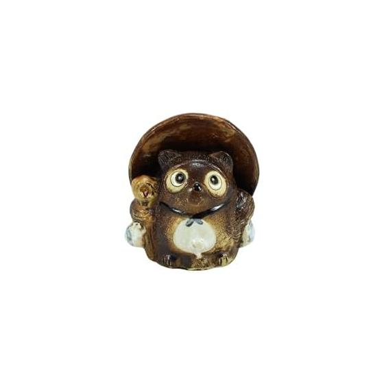 Tomori Shigaraki Ware Mascot Fukufuku Tanuki No. 3 R211-03