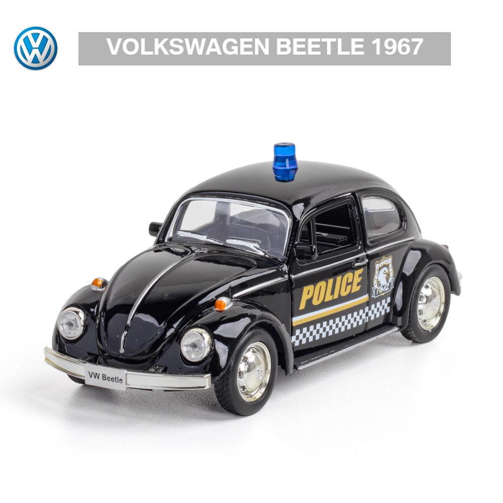 1/36 Mercedes Benz Dodge Police CarToy Model Alloy Diecasts Pull Back Function 2 Doors Opened Rubber Tires Toys For Kids' Gifts