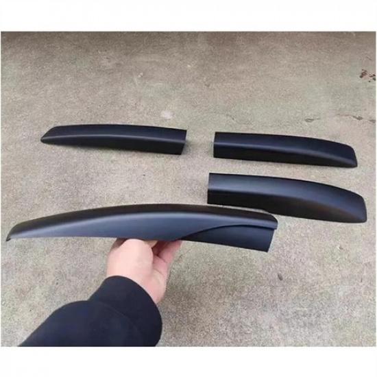 4x For 2011- For Mitsubishi ASX RVR Roof Rail Rack End Cover Shell Cap Black