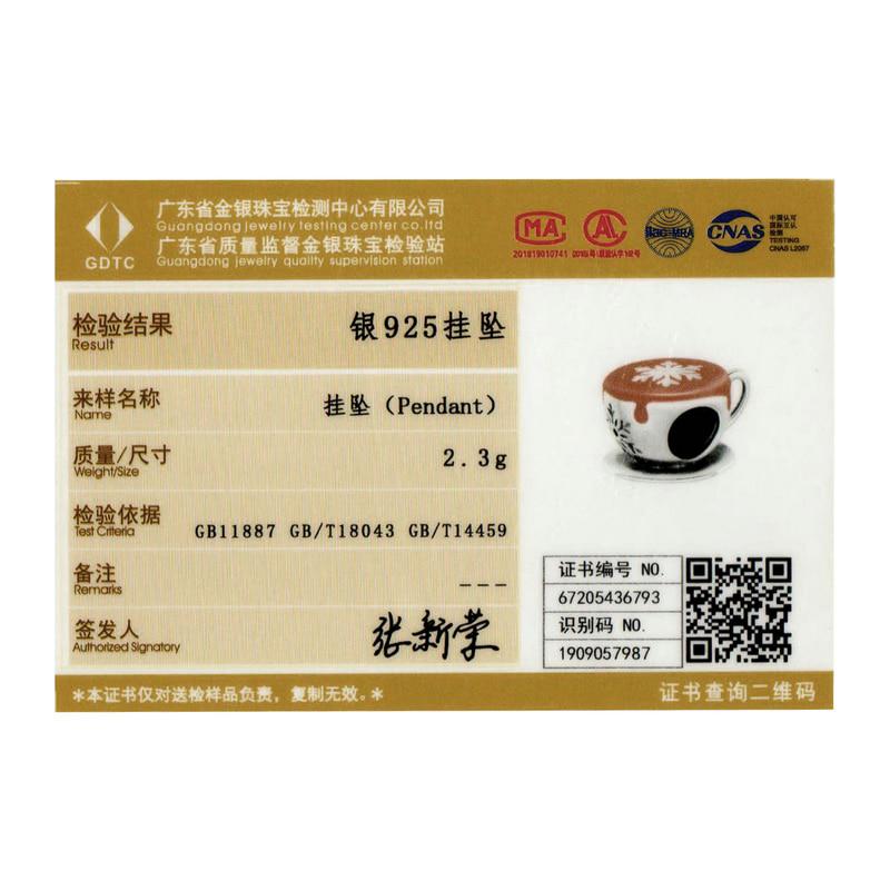 Bamoer-Anhänger „Kaffeetasse“ aus echtem 925er-Sterlingsilber, passend für Original-3-mm-Armbänder, duftender und köstlicher Winterkaffee ist das beste Geschenk für Ihren Liebhaber