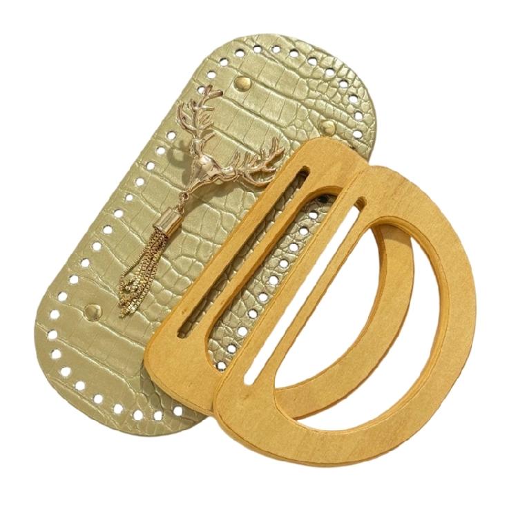 Bag Making Supplies Bag Accessories Leather Bag Bottom Shaper Bag Handle Charm for DIY Crocheted Purse Making Repairing